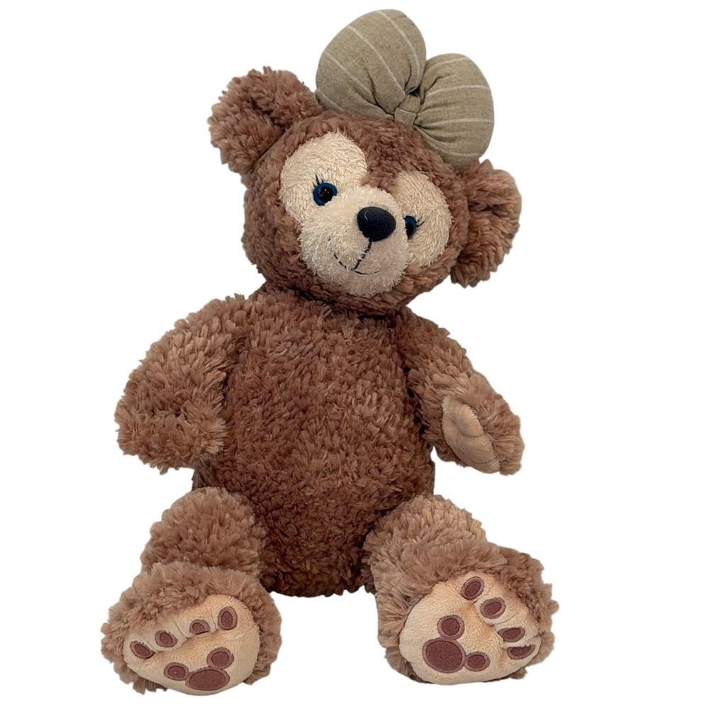 Disney Parks ShellieMay the Disney Bear Plush 21 inch Dusty Rose Pink with Bow